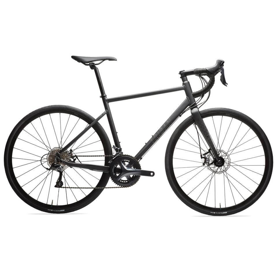 Vélo route Triban RC500 noir (frein disque)