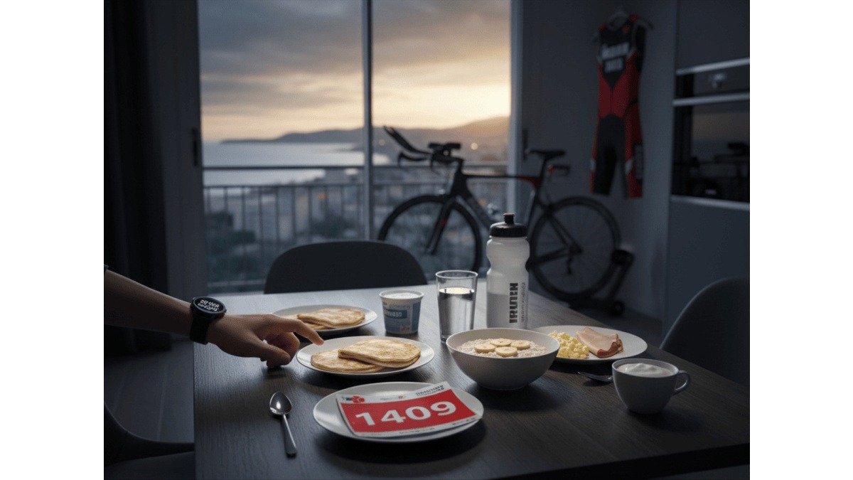 Colazione perfetta per il giorno di un triathlon