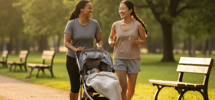 De la poussette au trail : l'entraînement des parents, une question d'organisation, pas de sacrifice