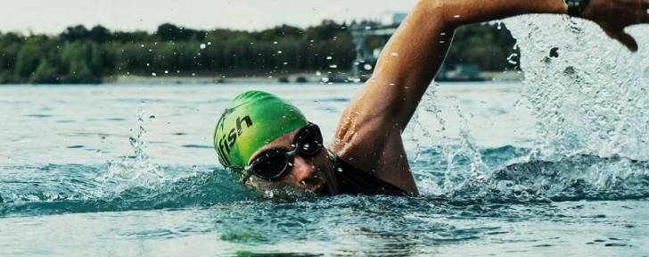 Entrainement natation en Triathlon